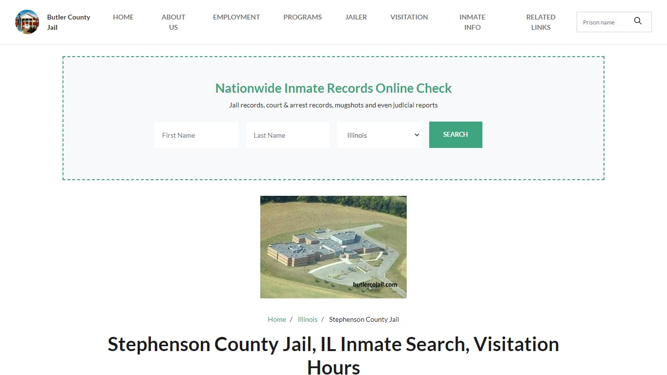Stephenson County Jail, IL Inmate Search, Visitation Hours